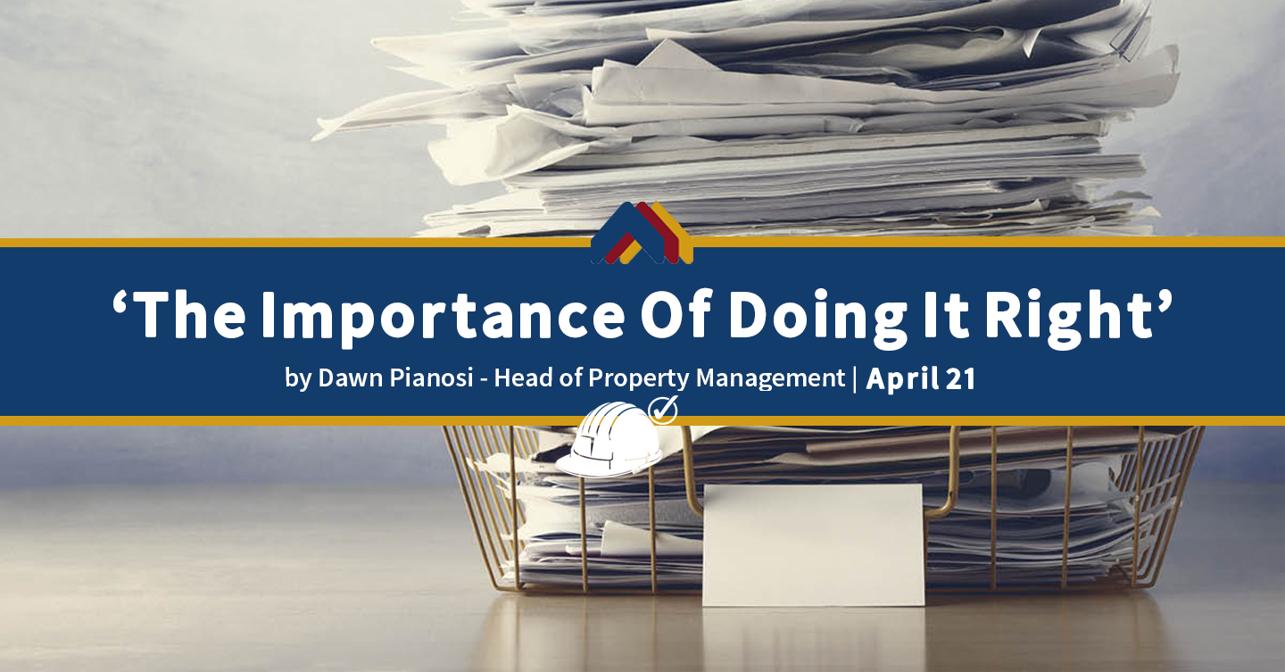 The Importance Of Doing It Right - Dawn Pianosi